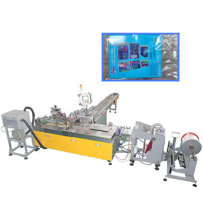 Machine à emballer horizontale l'épousant en plastique de carte d'invitation